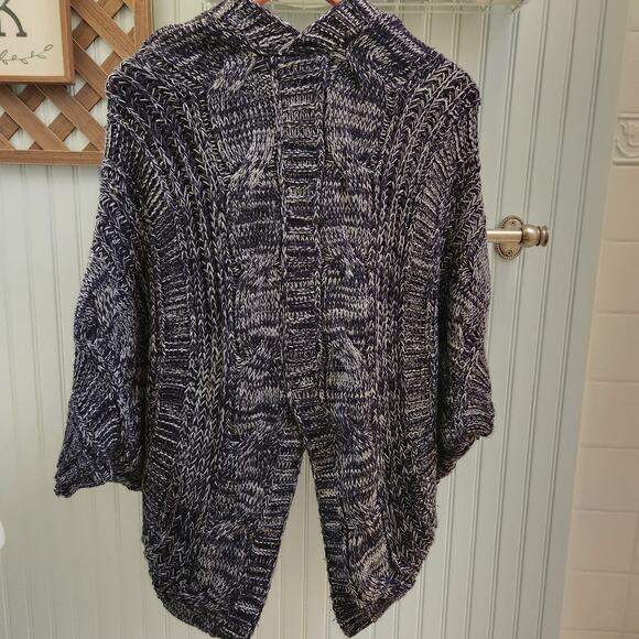 Forever 21 Heathered Grey Chunky Knit Oversized Relaxed Cardigan - Picture 2 of 7